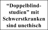 Doppelblind Geistiges Heilen